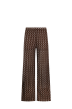 Brown Gold Knit Trousers