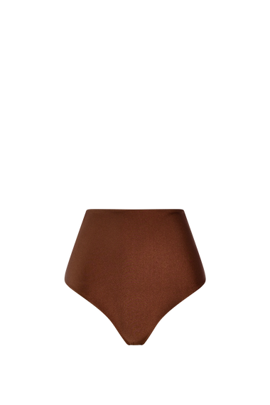 Brown High Brief swim bottom, HANNE BLOCH