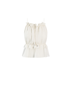 White String Silk Top