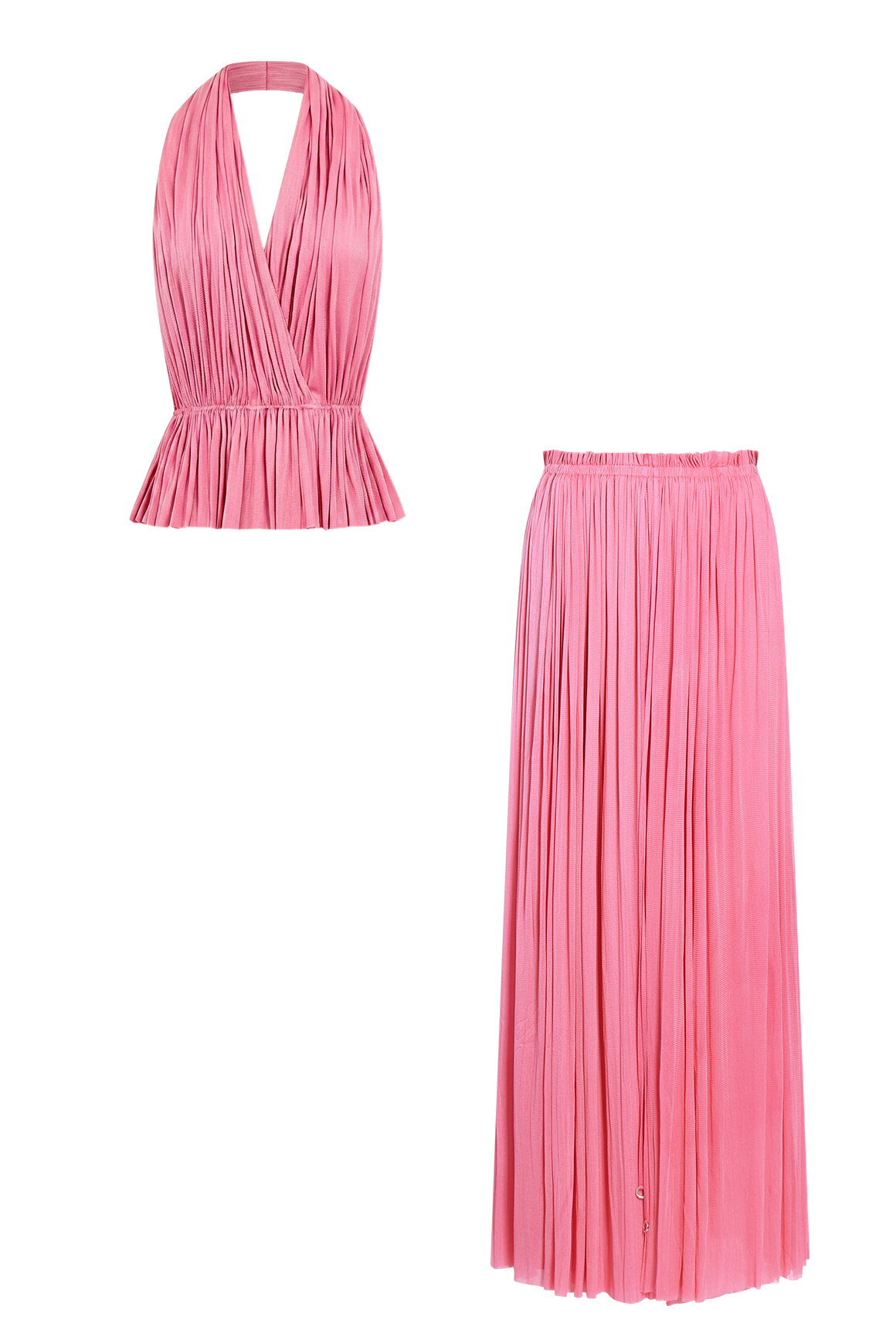 Bubble Silk Tulle Top & Skirt