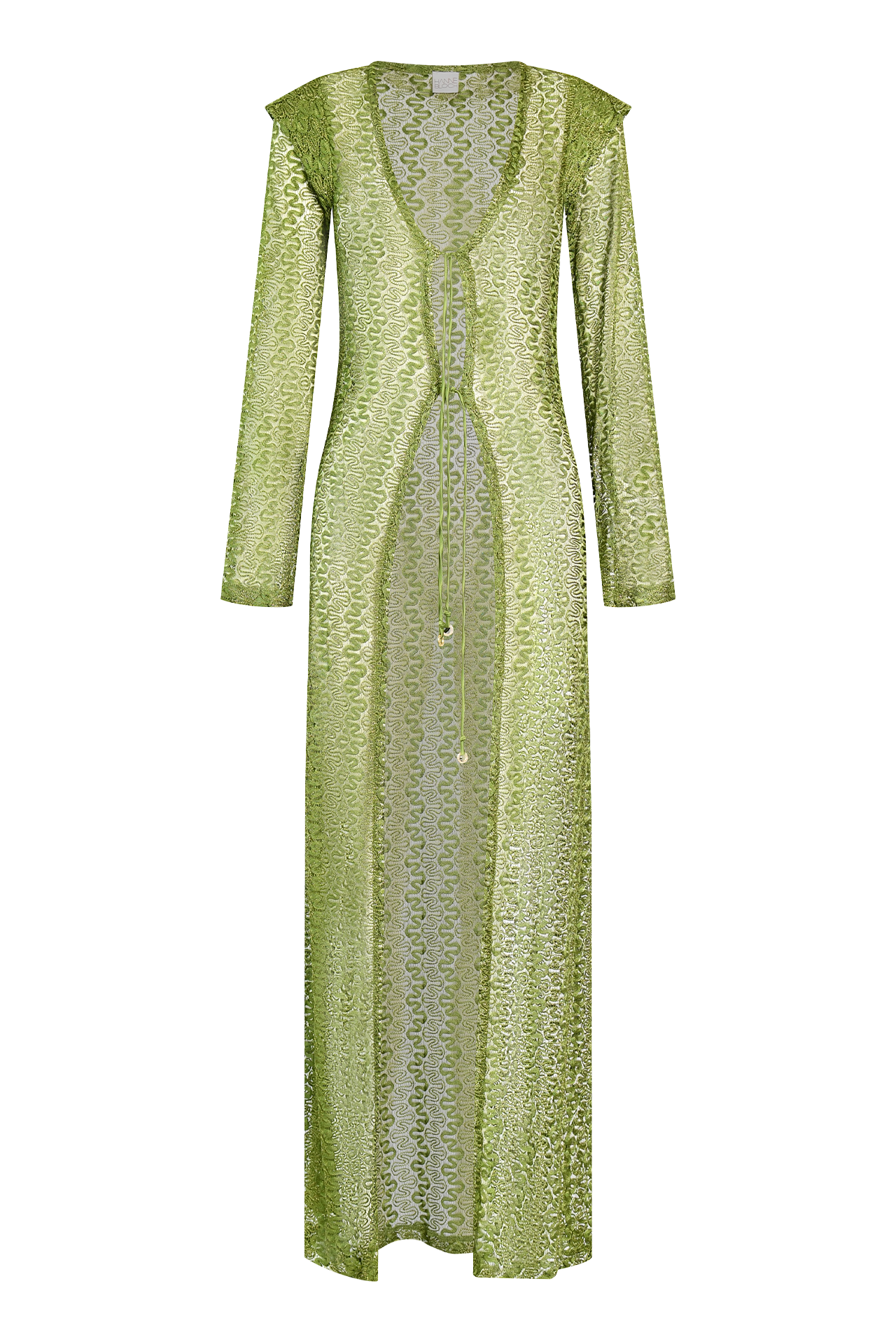 Cactus Knit Kaftan, one-size Italian knit, HANNE BLOCH