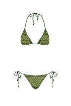 Cactus Knit Triangle Bikini