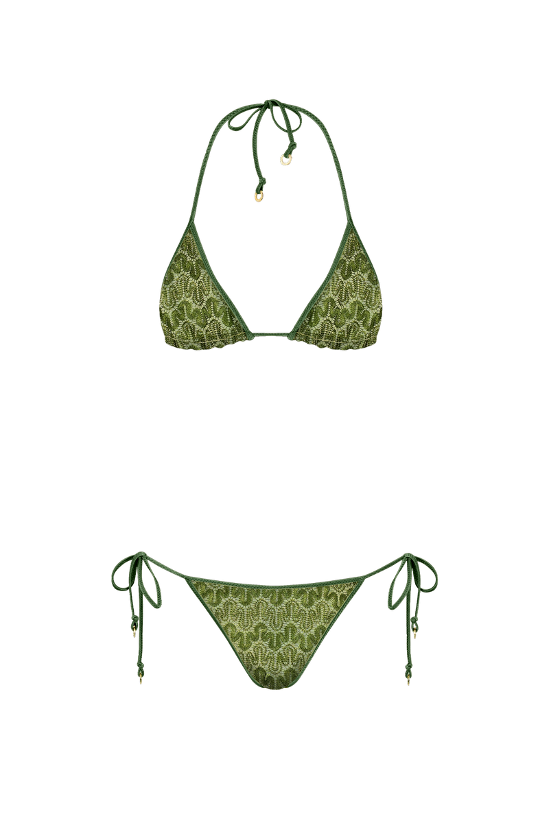 Knit Triangle Bikini