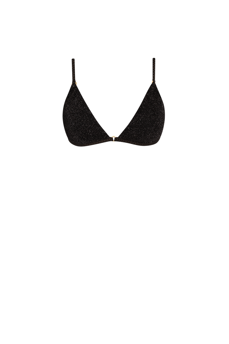 Black Glitter Top