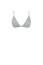 Ice Blue Glitter Top