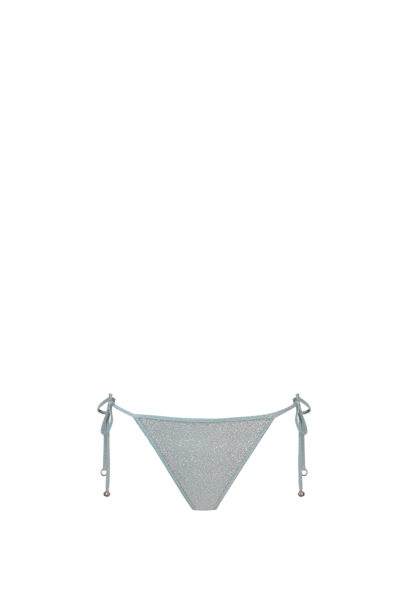Ice Blue Glitter Triangle Bottom