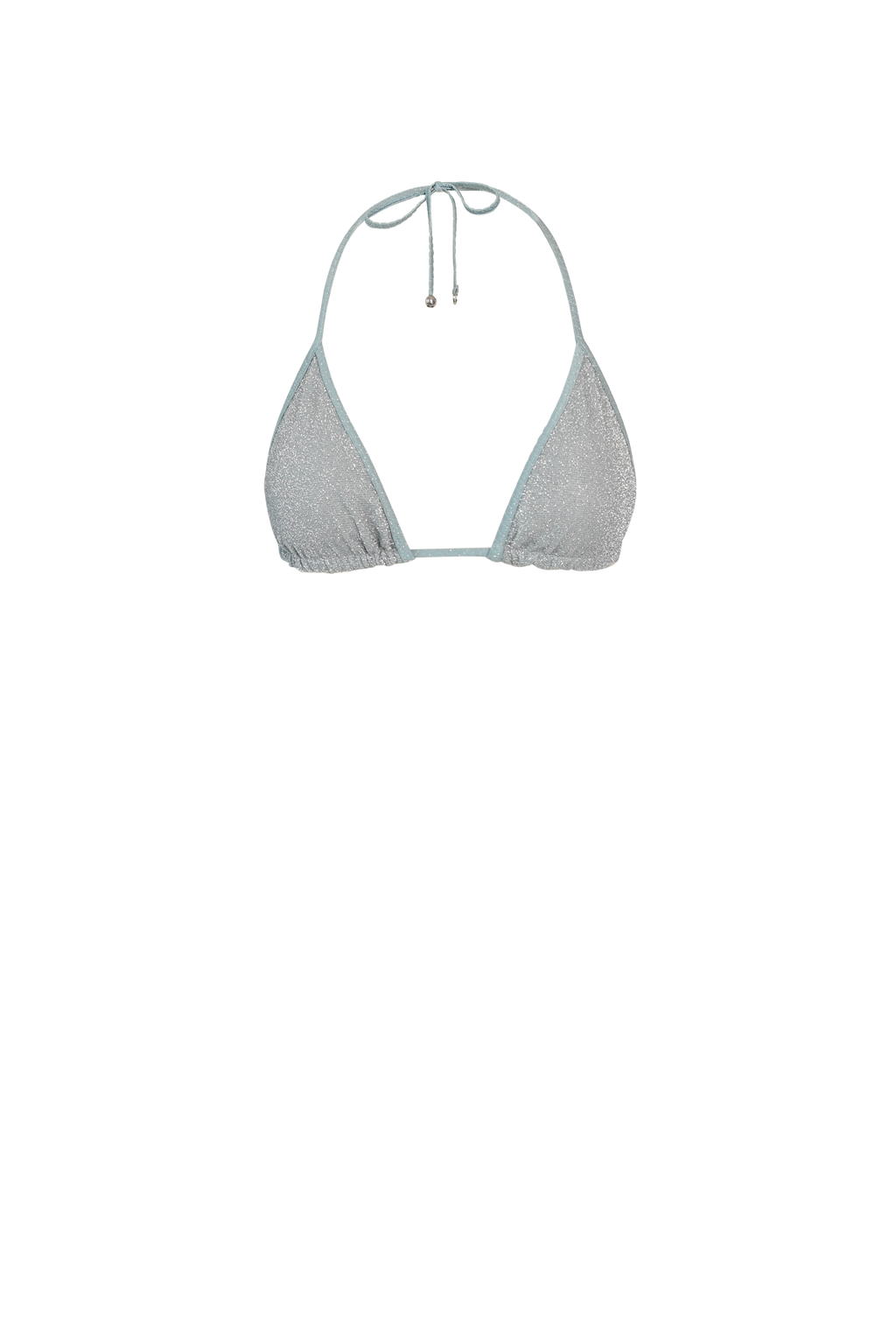 Ice Blue Glitter Triangle Top