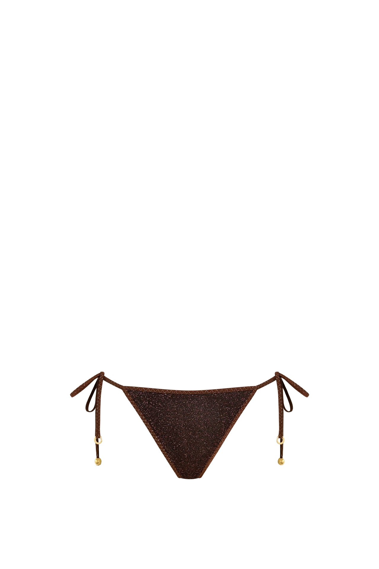 Brown Glitter Triangle Bottom