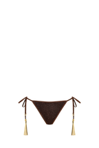 Brown Glitter Triangle Bottom