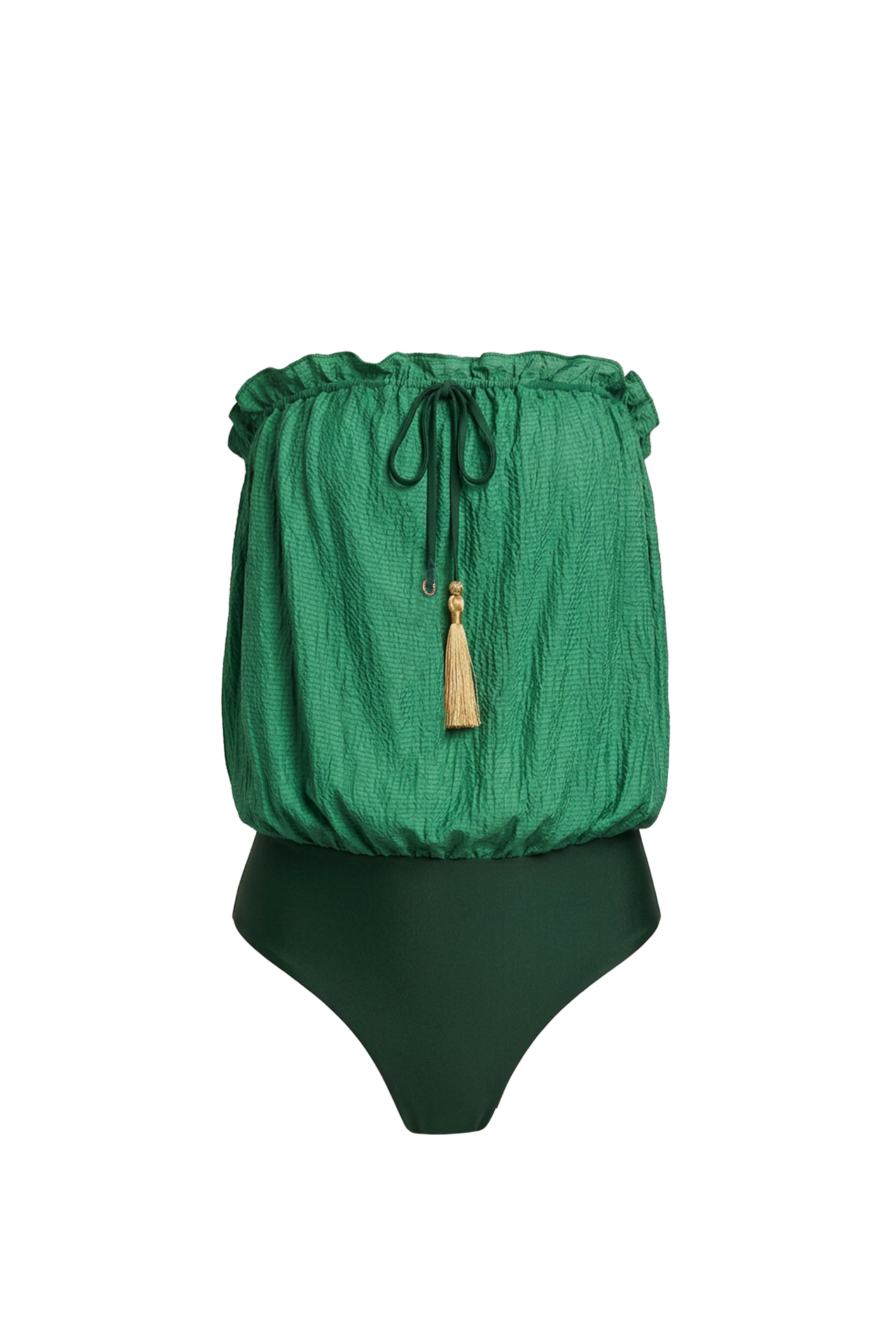 Bandeau Silk Swimsuit