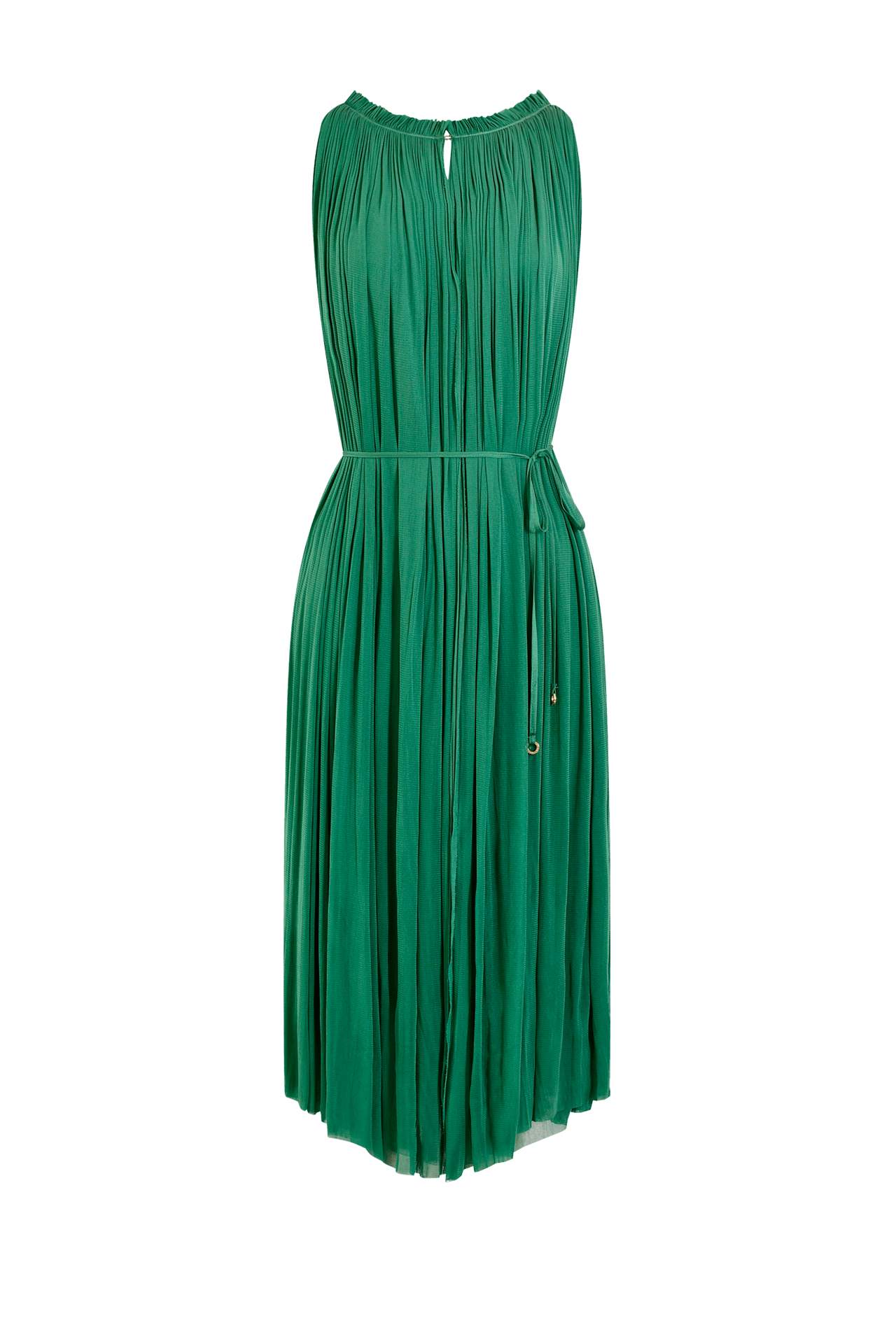 Silk Tulle Halter Dress