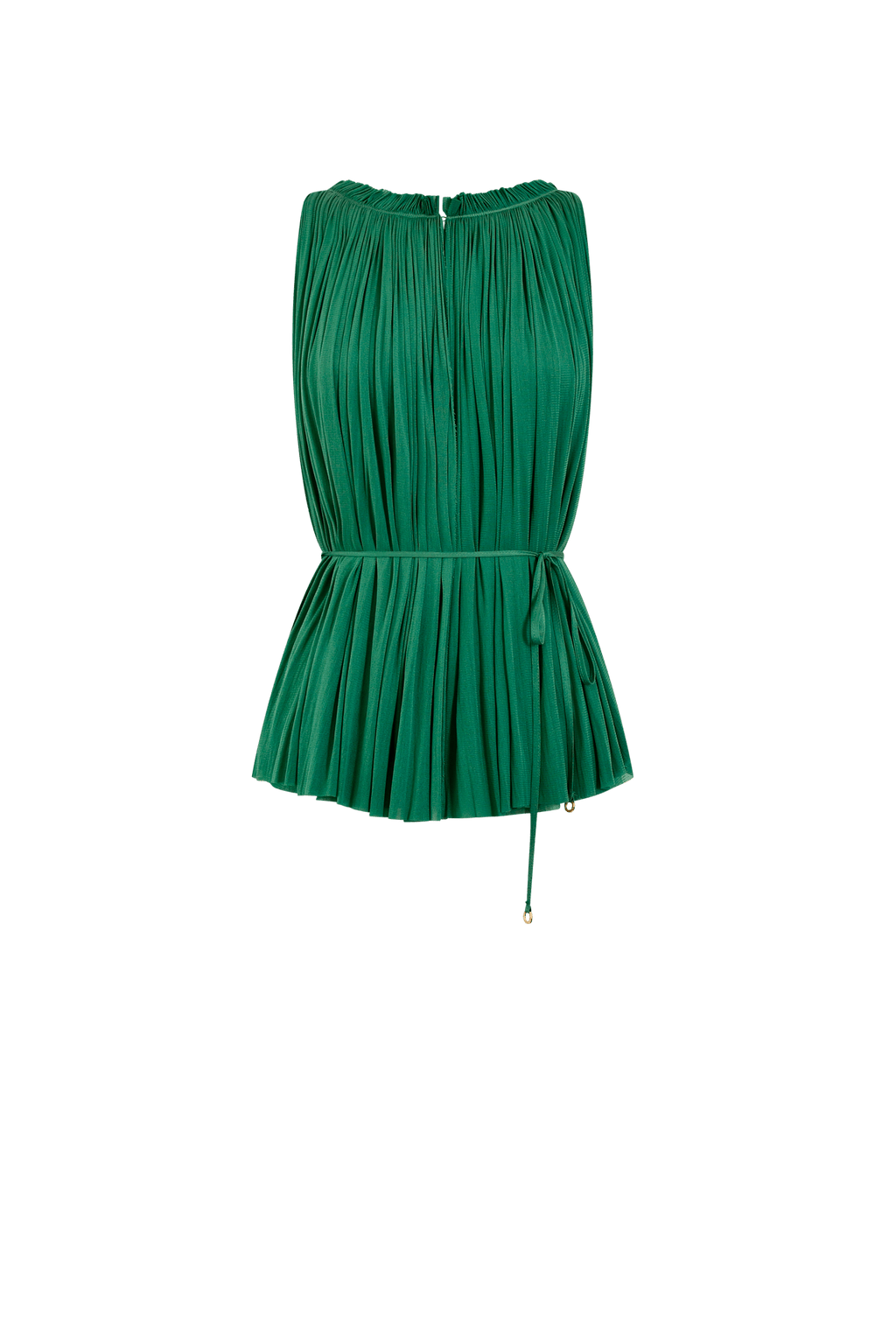 Silk Tulle Halter Top