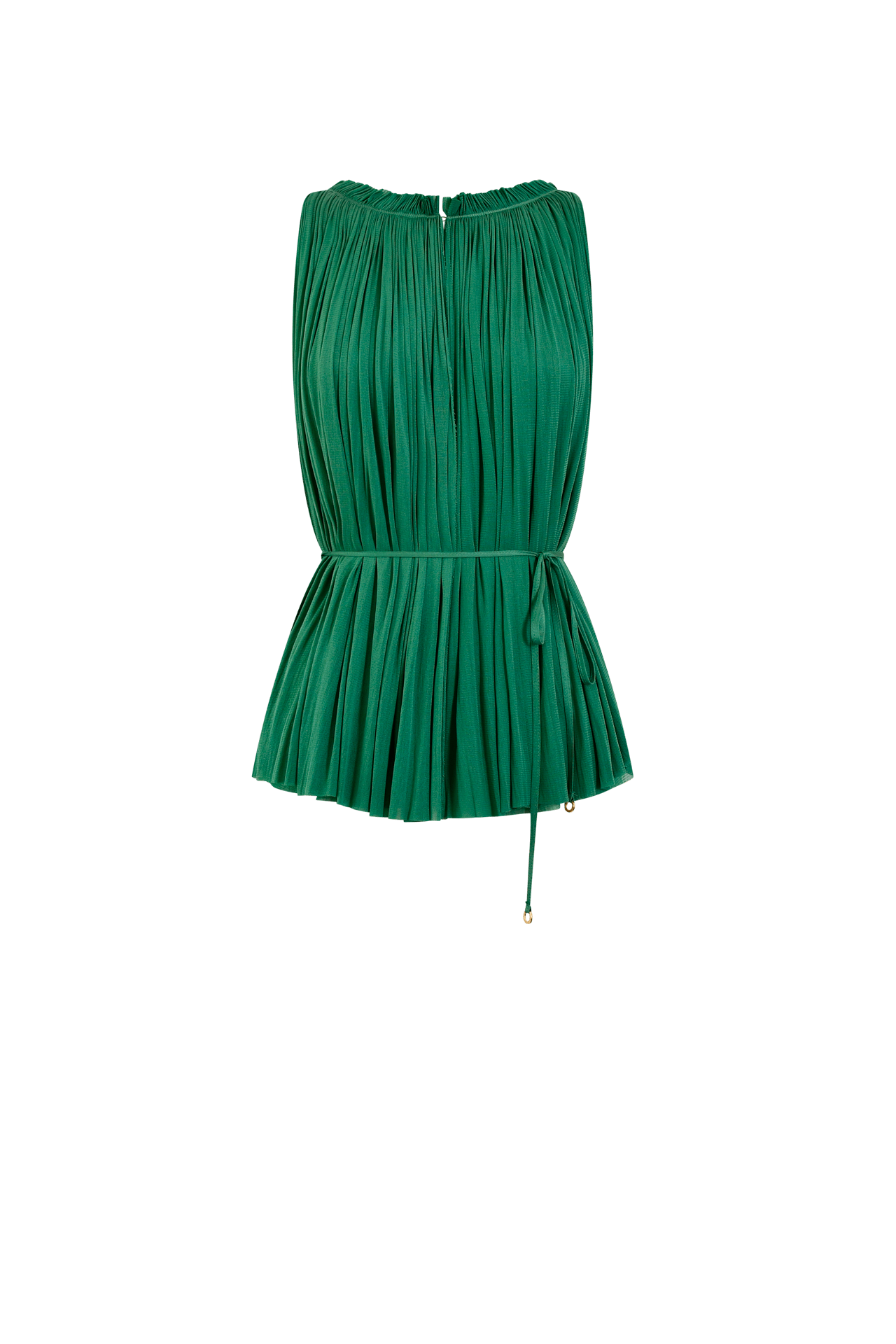 Silk Tulle Halter Top