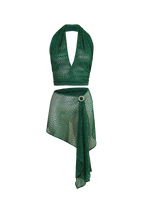 Knit Scarf Set / Top