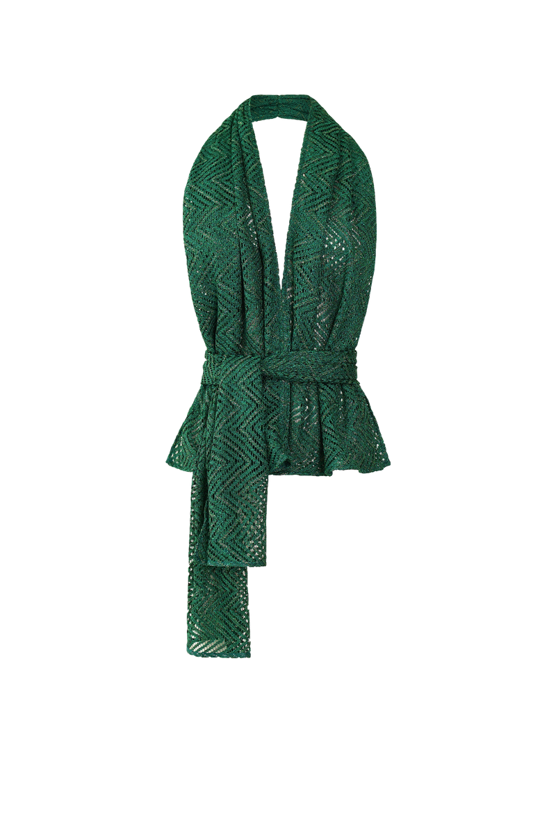 Knit Scarf Set / Top