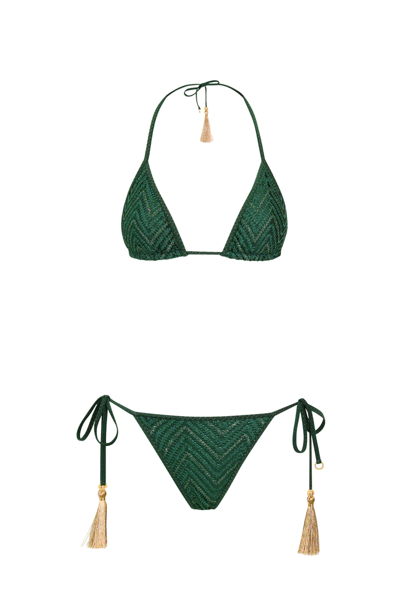 Knit Triangle Bikini