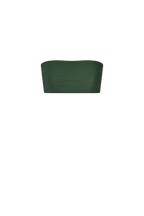 Forest Green Bandeau Top swim top, image 2, HANNE BLOCH