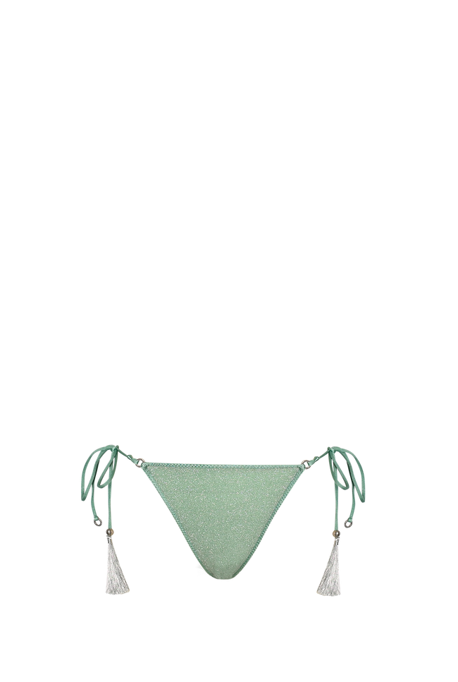 Ocean Glitter Triangle Bikini - Bottom