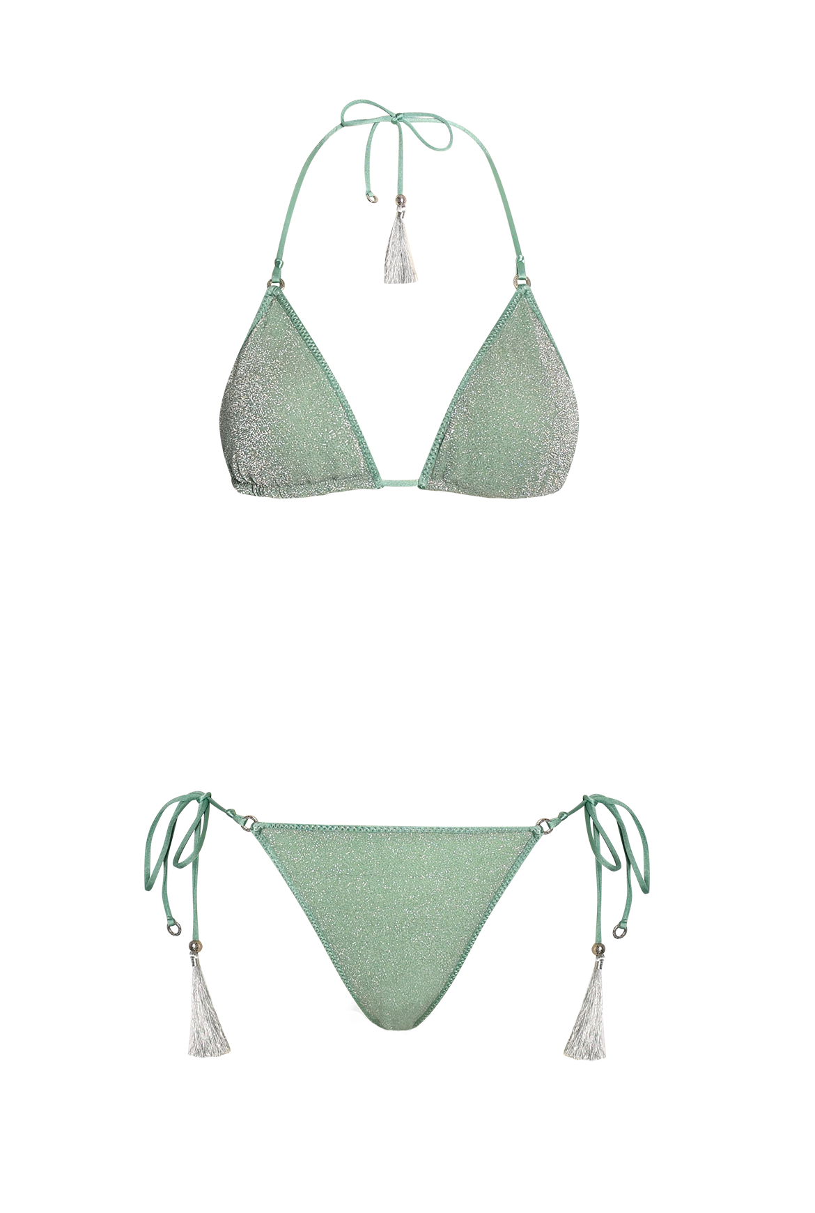 Ocean Glitter Triangle Bikini
