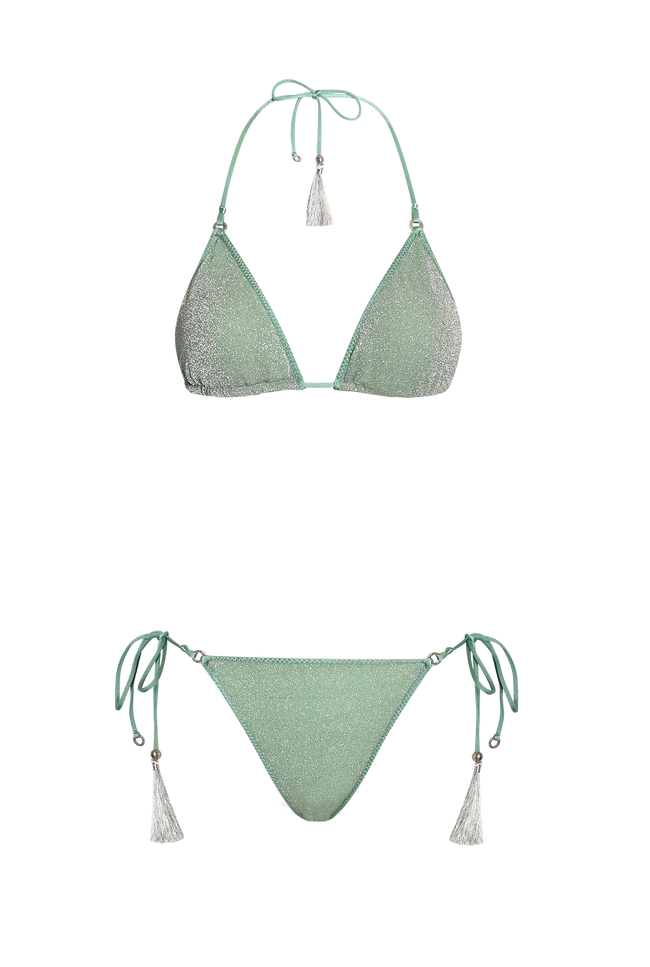 Ocean Glitter Dreiecks-Bikini
