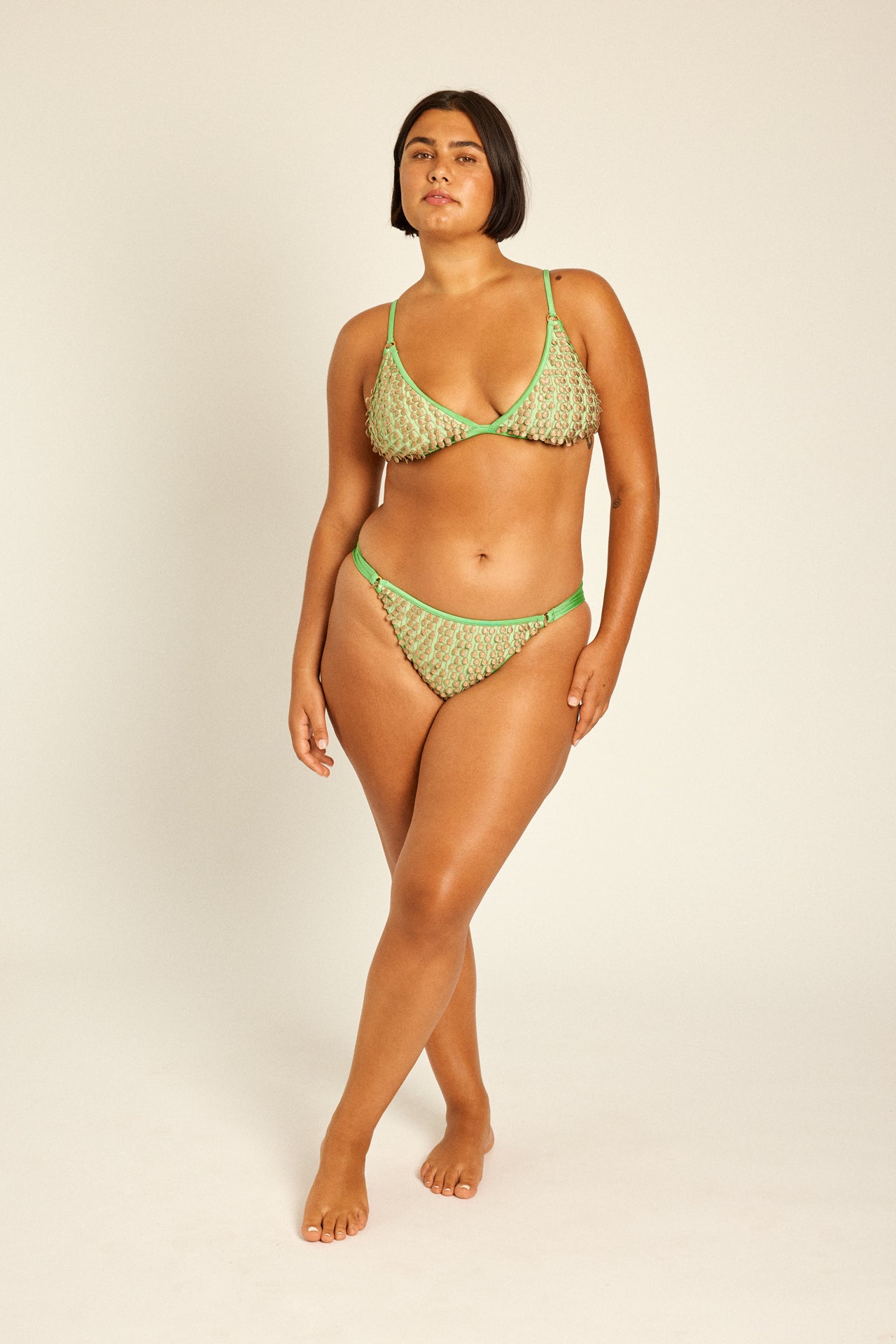 Mint Pom Pom Bikini