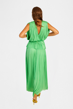 Mint Silk Tulle Top