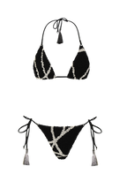Black & White Nido Triangle Bikini
