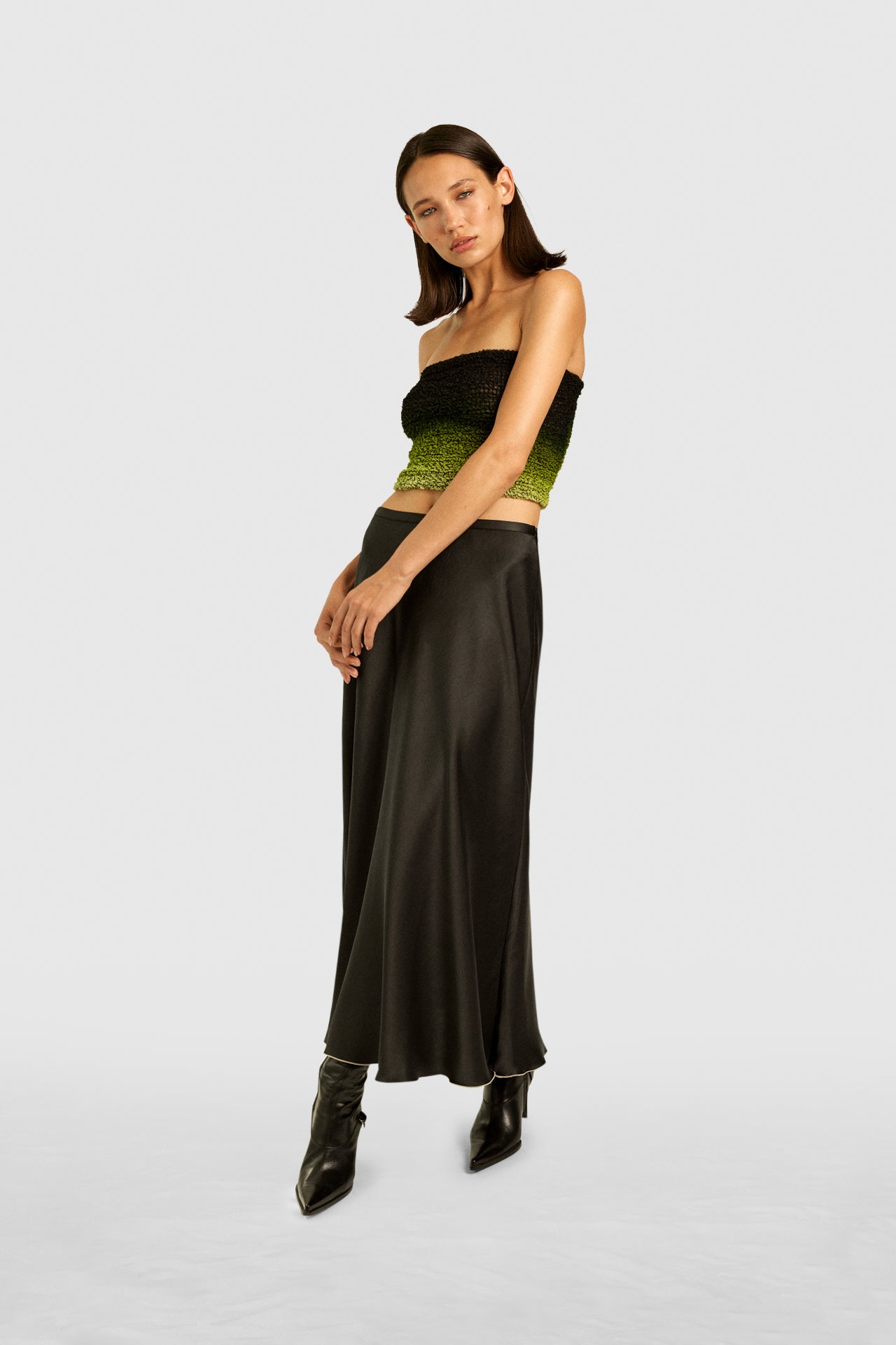 Lime Nido Silk Top