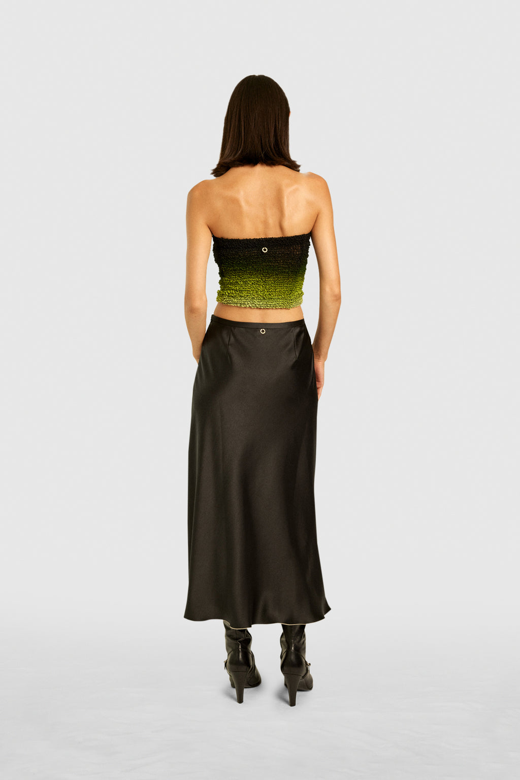 Lime Nido Silk Top