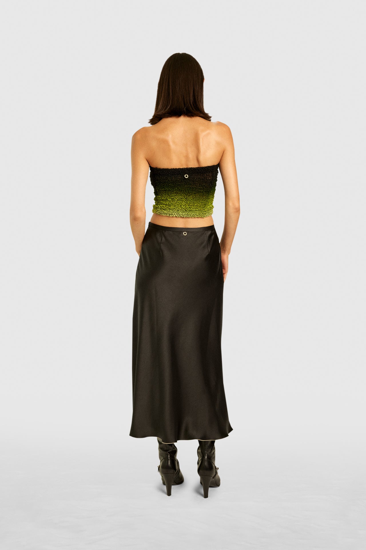 Lime Nido Silk Top
