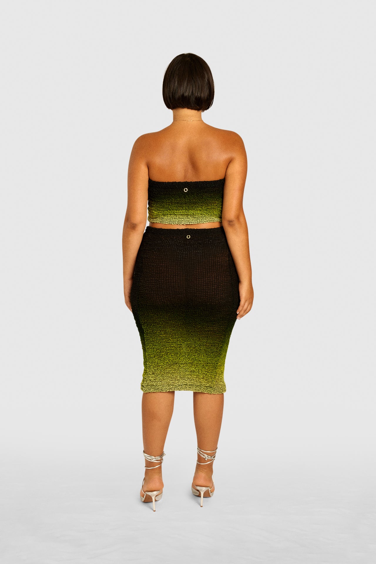 Lime Nido Silk Top