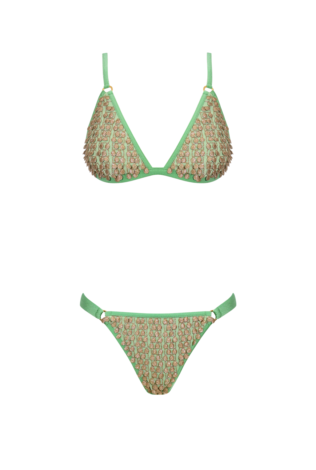 Mint Pom Pom Bikini