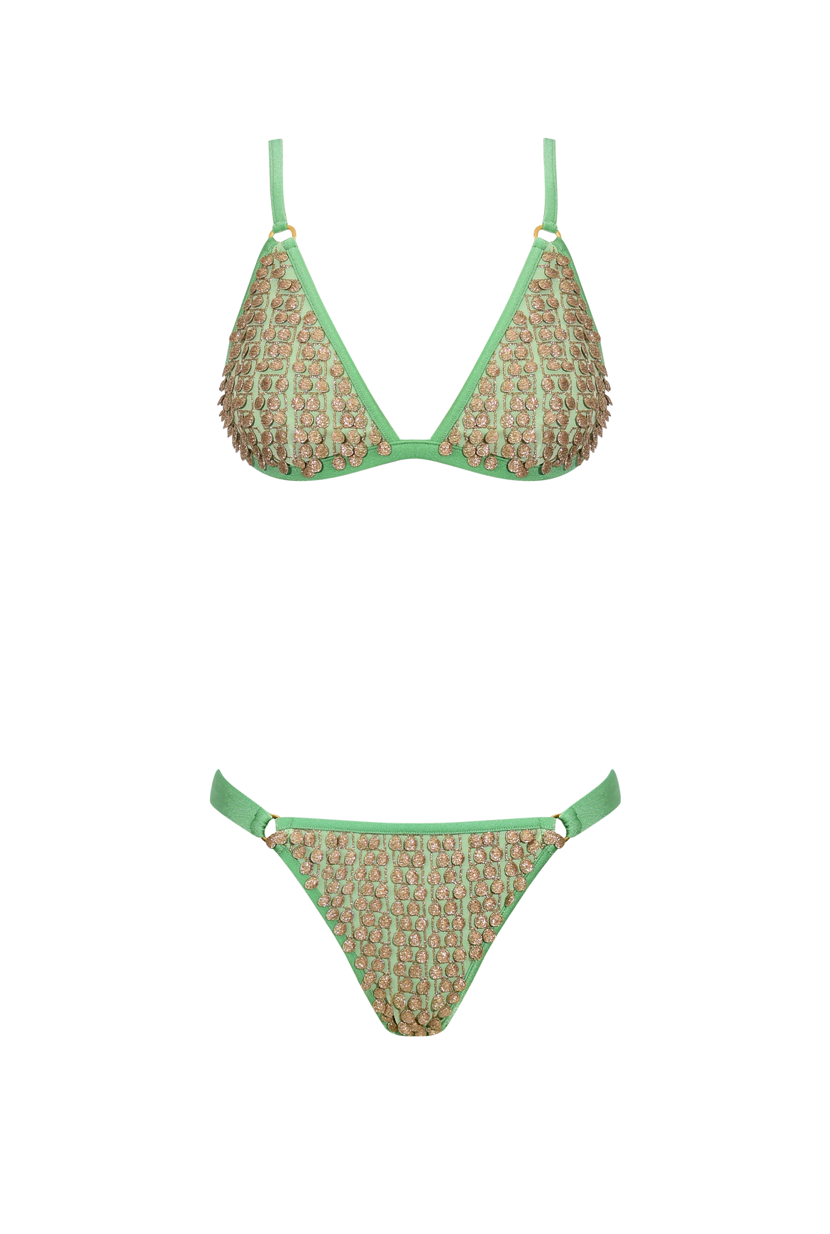 Mint Pom Pom Bikini