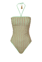Mint Pom Pom Swimsuit