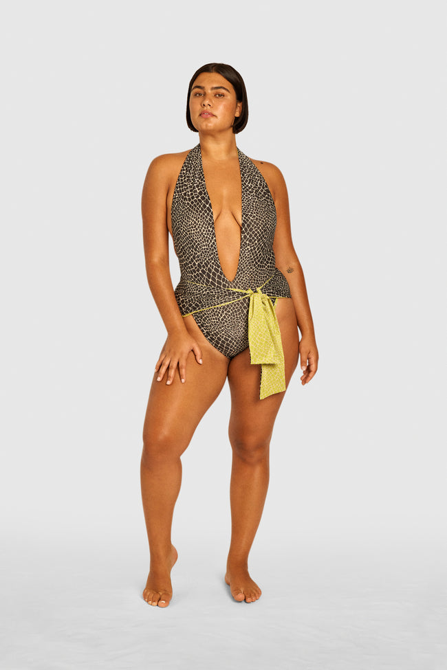 Reversible Wrap Swimsuit