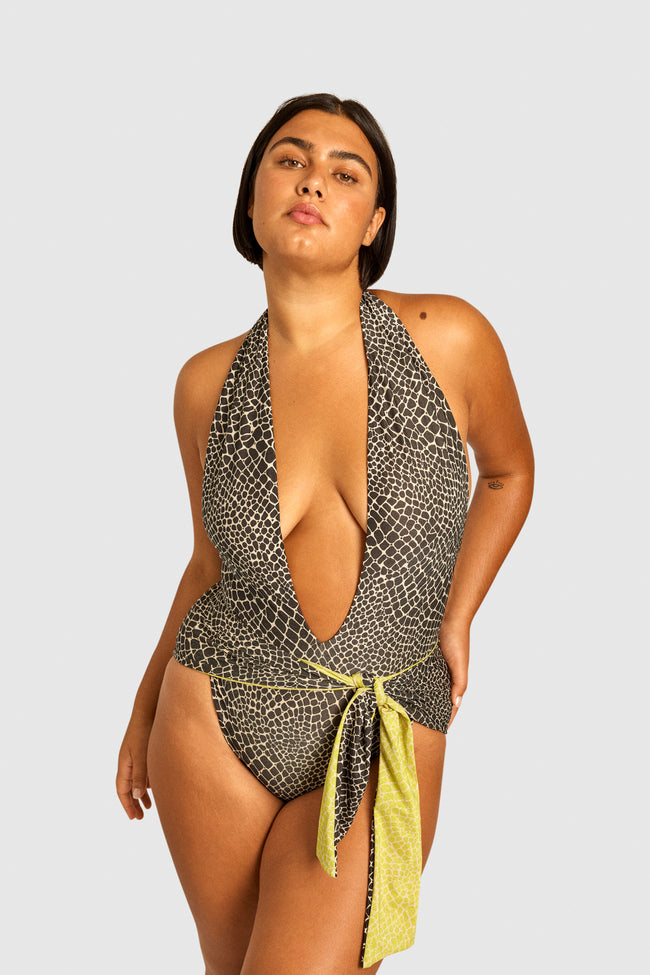 Reversible Wrap Swimsuit