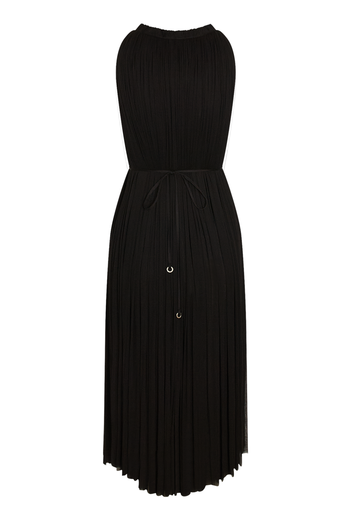 Black Silk Tulle Dress