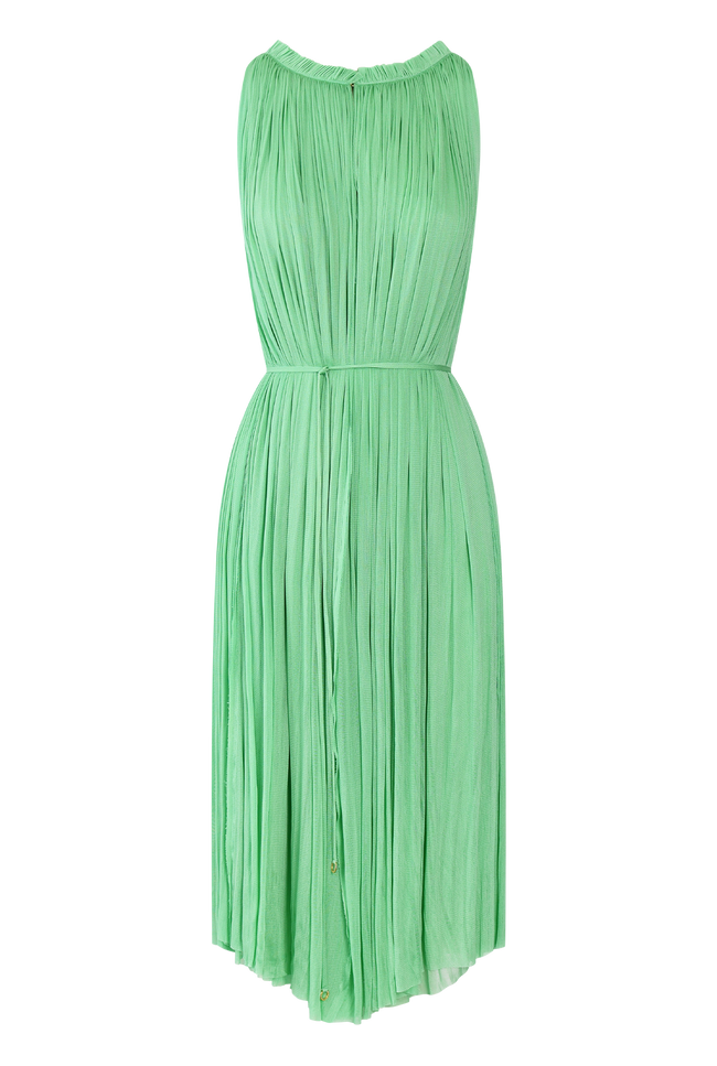 Mint Silk Tulle Dress