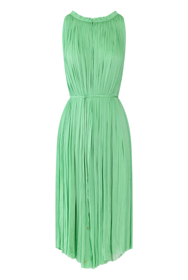 Mint Silk Tulle Dress