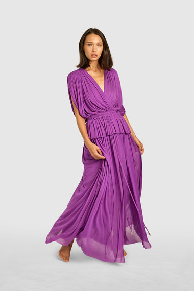 Product photo of Silk Tulle Long Skirt perfect for resort, party & wedding.