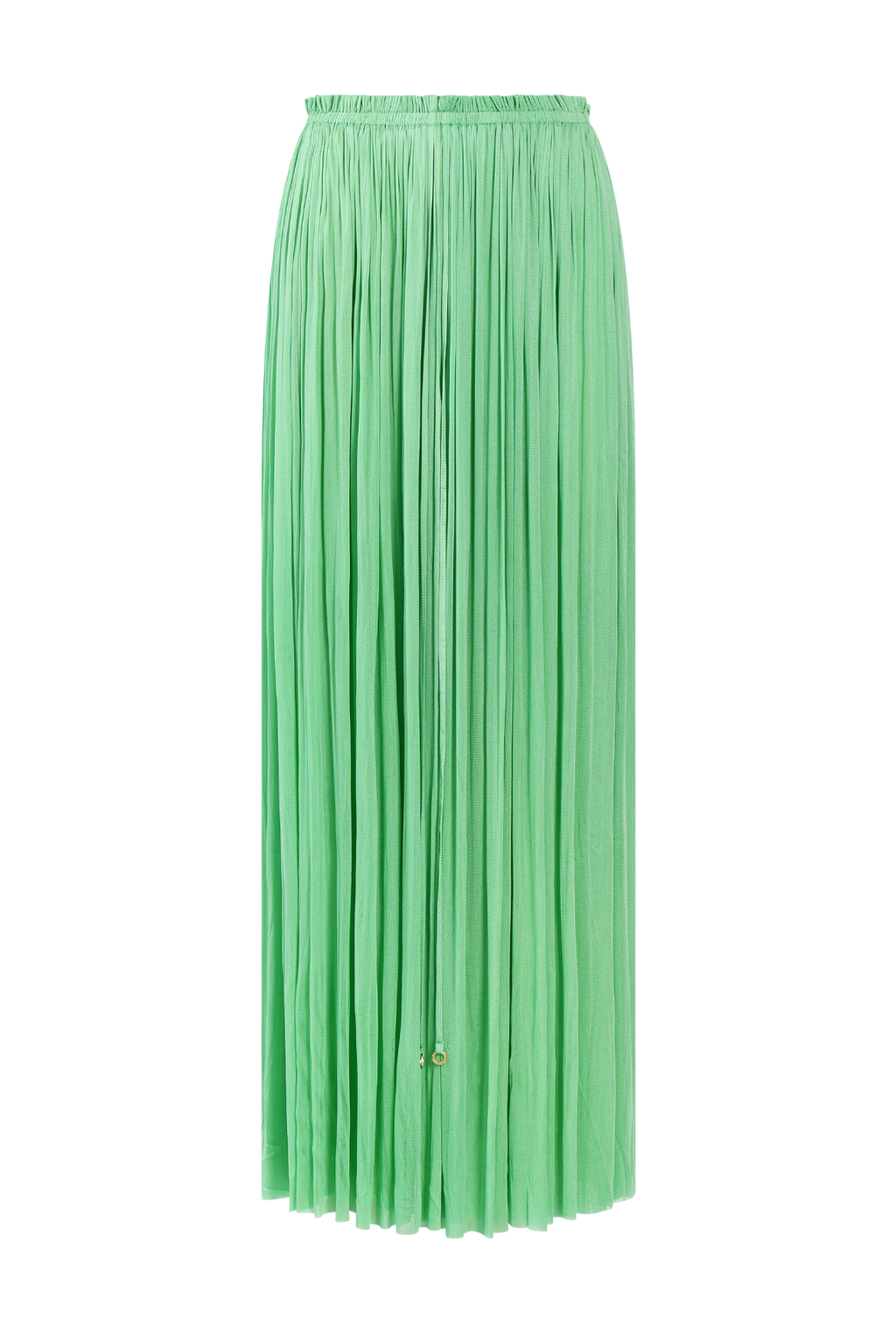 Mint Silk Tulle Long Skirt