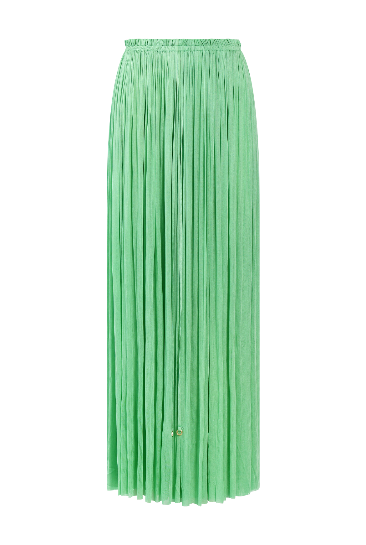 Mint Silk Tulle Long Skirt