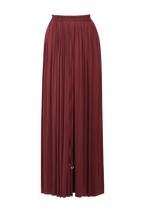 Bordeaux Silk Tulle Skirt