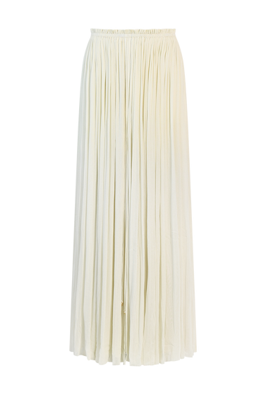 Ivory Silk Tulle Skirt
