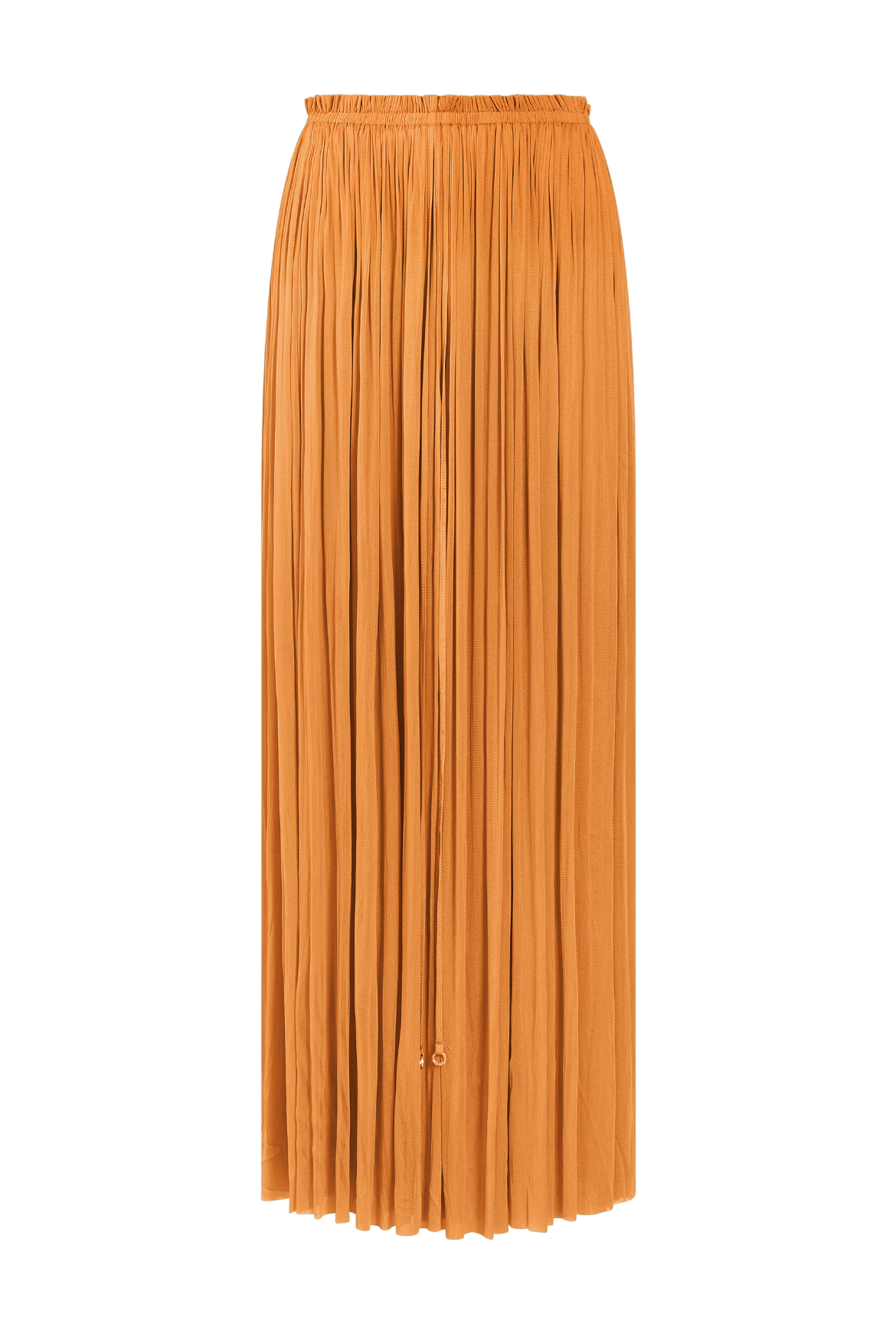 Rust Silk Tulle Skirt
