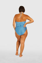 Sky Knit V-Swimsuit