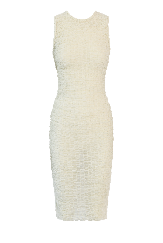 Ivory Smock Kleid