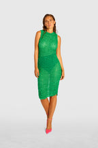 Mint Smock Tank Dress