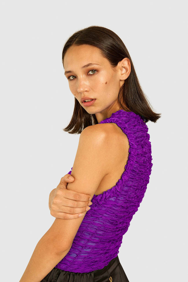 Violet Smock Tank Top