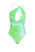 Velvet Cut-Out Swimsuit